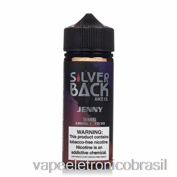 Vape Eletrônico Jenny - Silverback Juice Co. - 120ml 6mg